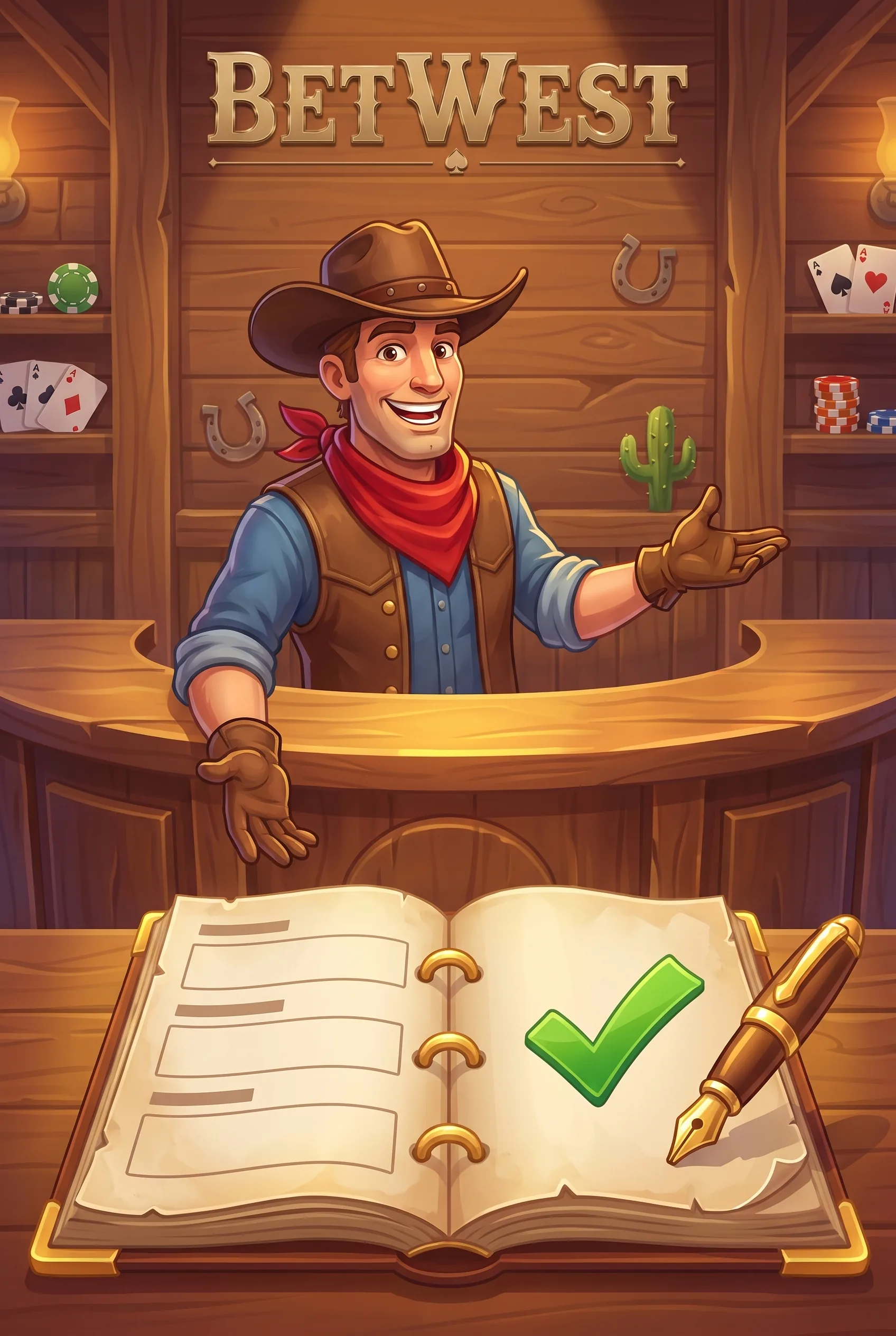 BetWest registration illustration